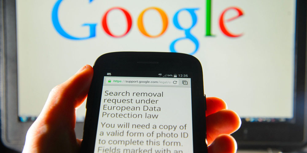 Google sets up data removal webform