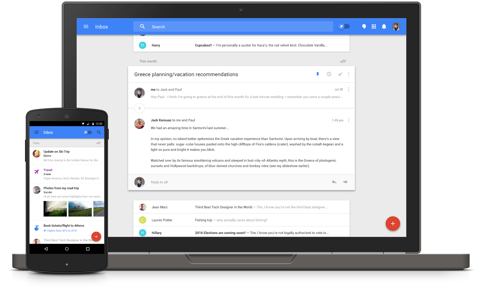 Inbox by Gmail apps