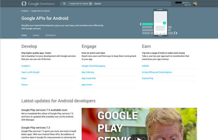 Google APIs for Android   |   Google Developers 2015-05-28 13-28-57