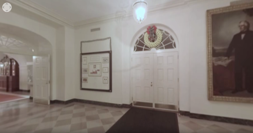 360 Holiday Tour at the White House - YouTube 2015-12-18 15-24-15