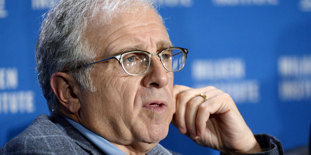 Irving Azoff, Chairman and CEO of Azoff MSG Entertainment, speaks during The Evolution of Music and the Music Consumer session at the 2014 Milken Institute Global Conference in Beverly Hills, California April 29, 2014. REUTERS/Kevork Djansezian (UNITED STATES - Tags: BUSINESS)
