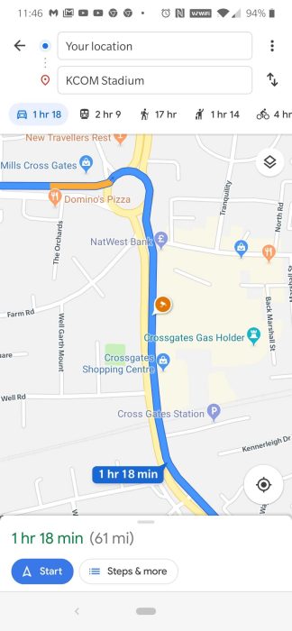 Google Maps speed camera locations