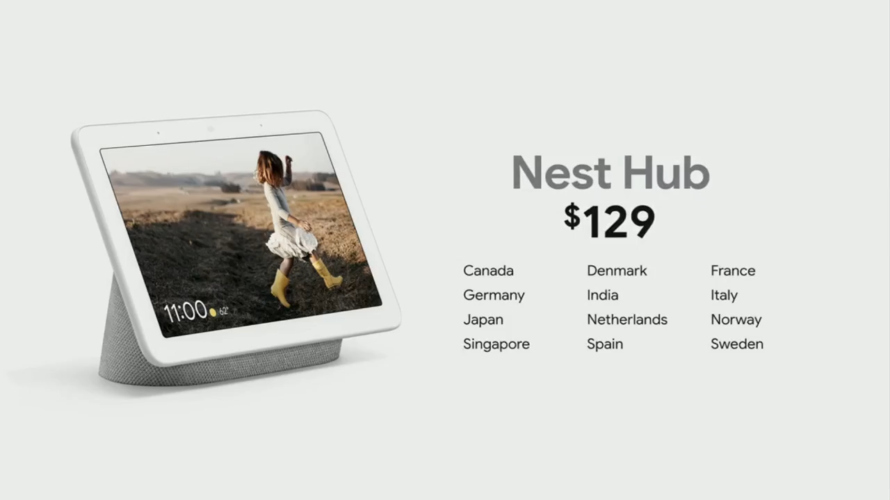 Nest Hub new countries