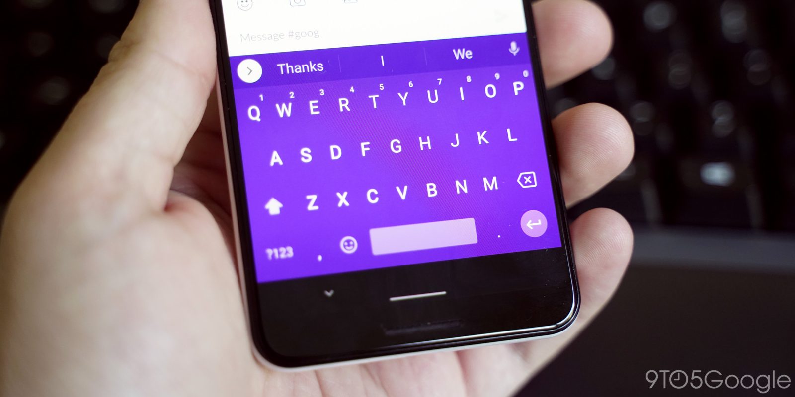 gboard android q accent