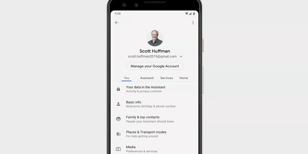 Google Assistant personal references
