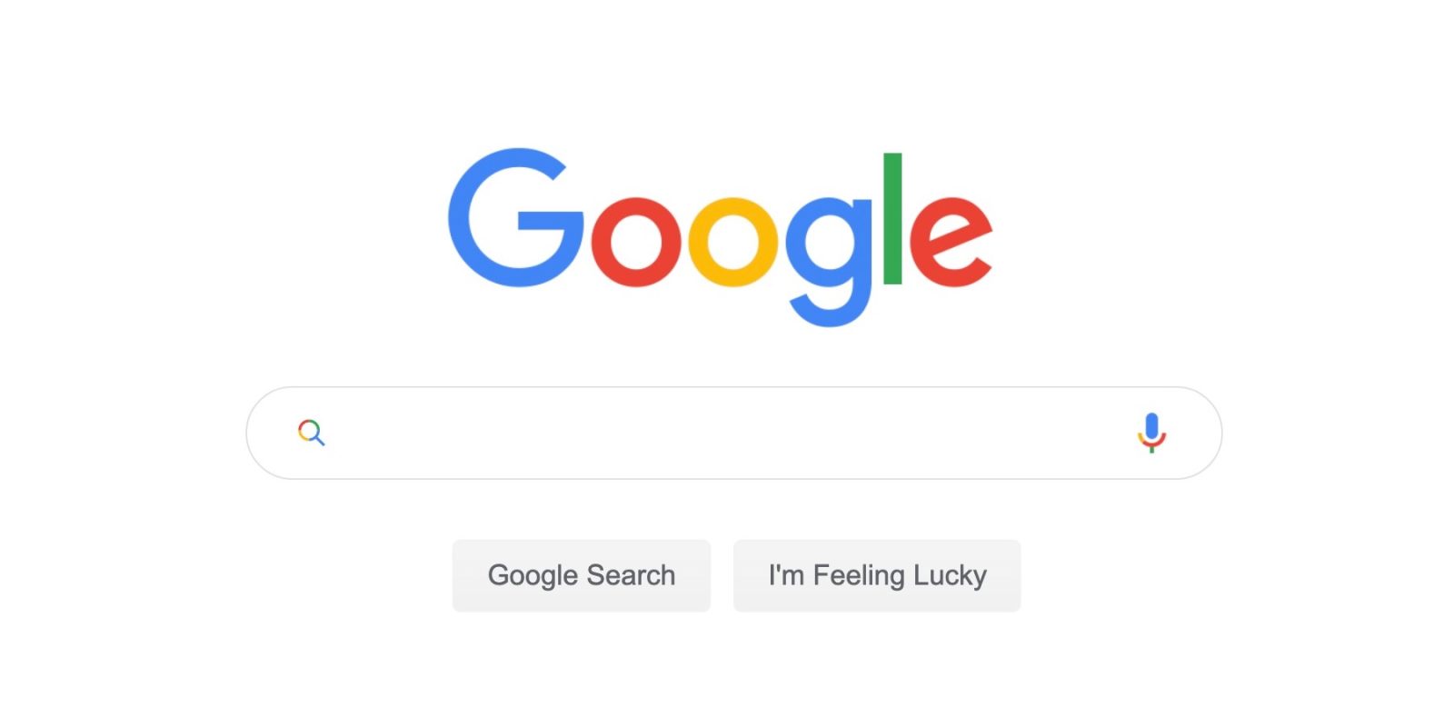 Google Search button test