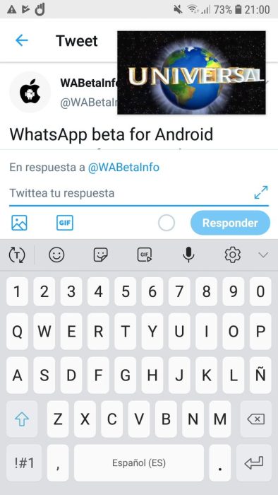 WhatsApp beta picture in picture for video