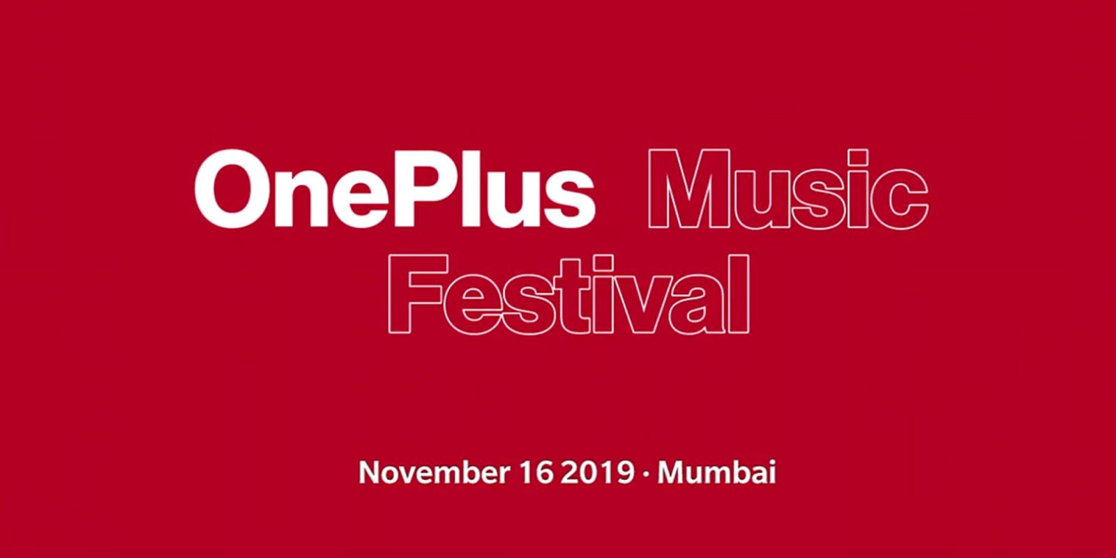 OnePlus Music Festival 2019