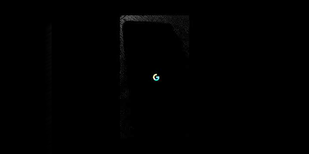 Pixel dark boot logo