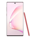 pink note 10 with s-pen