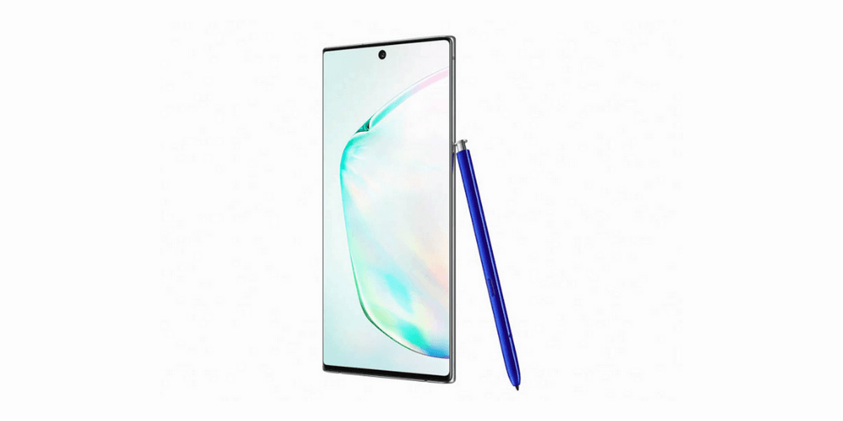 galaxy note 10 silver with s-pen