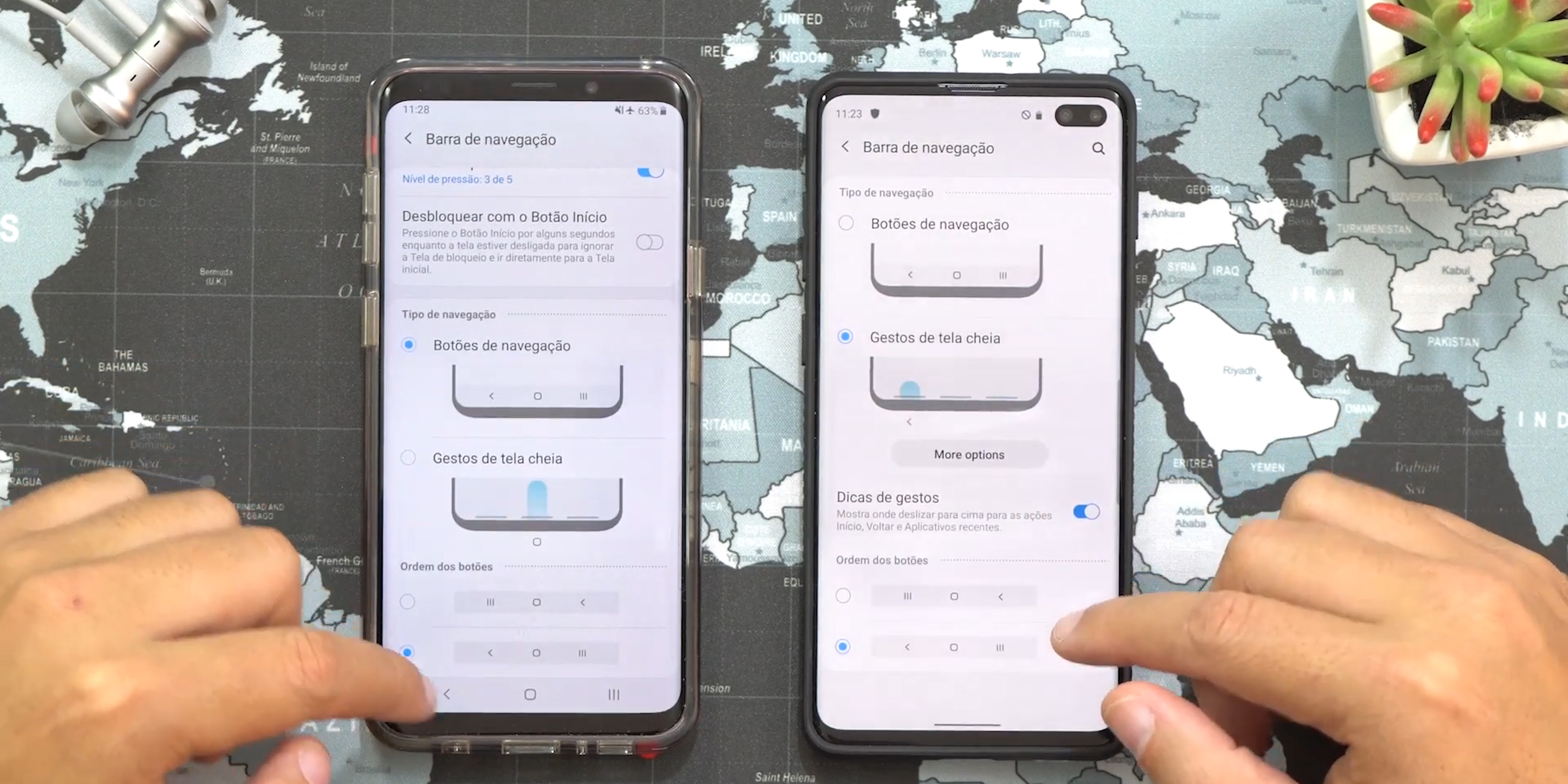 One UI 2.0 Android 10 gestures Samsung Galaxy S10+