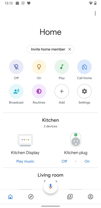 Google Home app Call Home feature