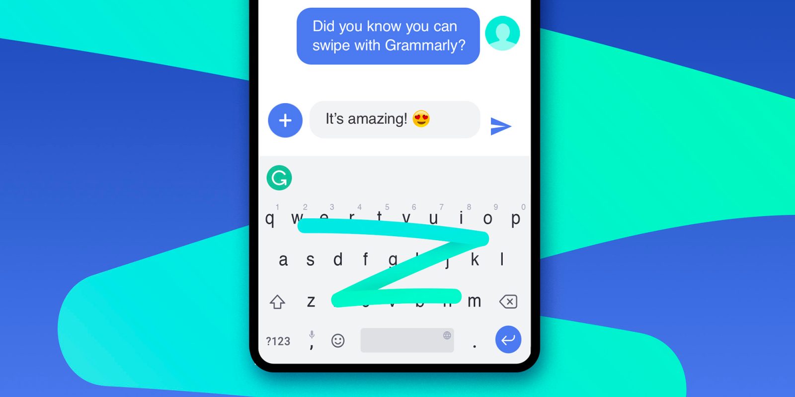grammarly android swipe typing keyboard