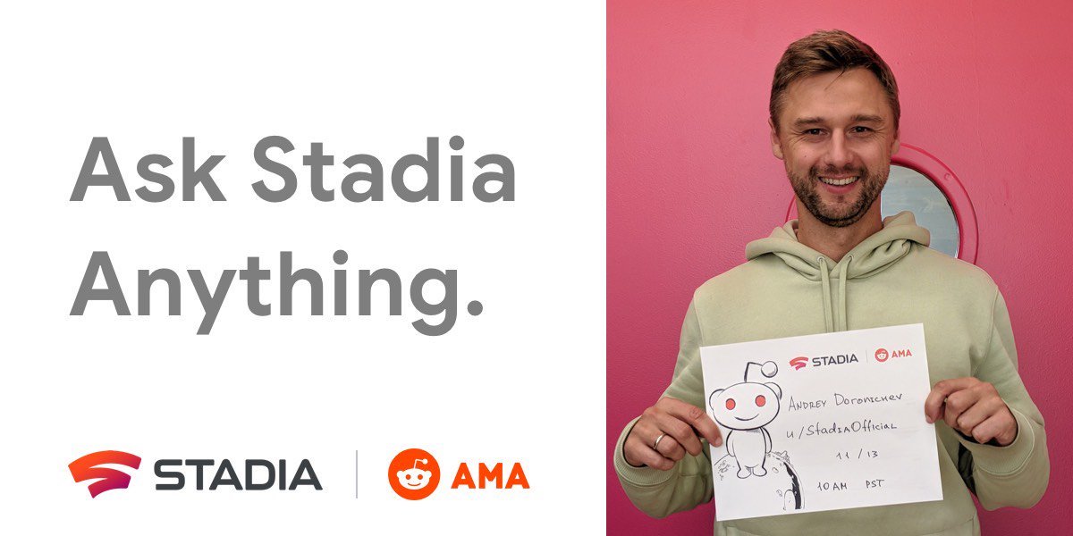 Stadia launch Reddit AMA