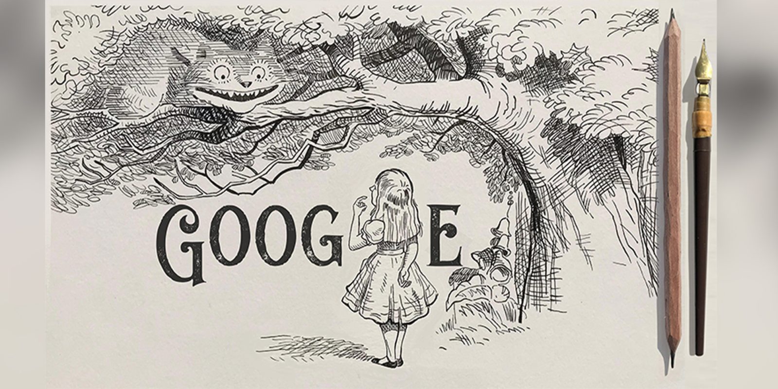 Sir John Tenniel Google Doodle
