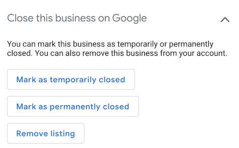 google maps temporarily closed