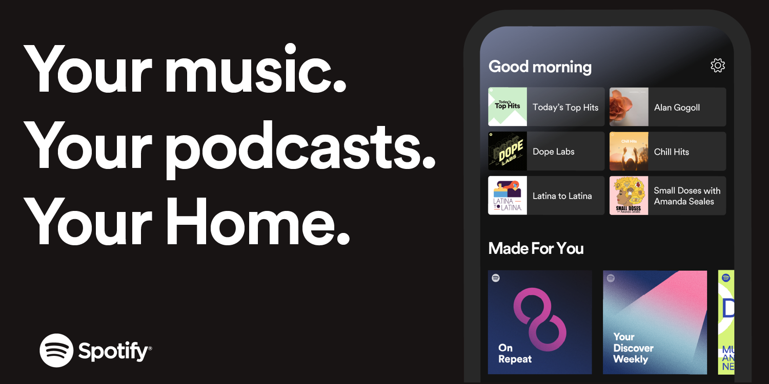 spotify home redesign android ios