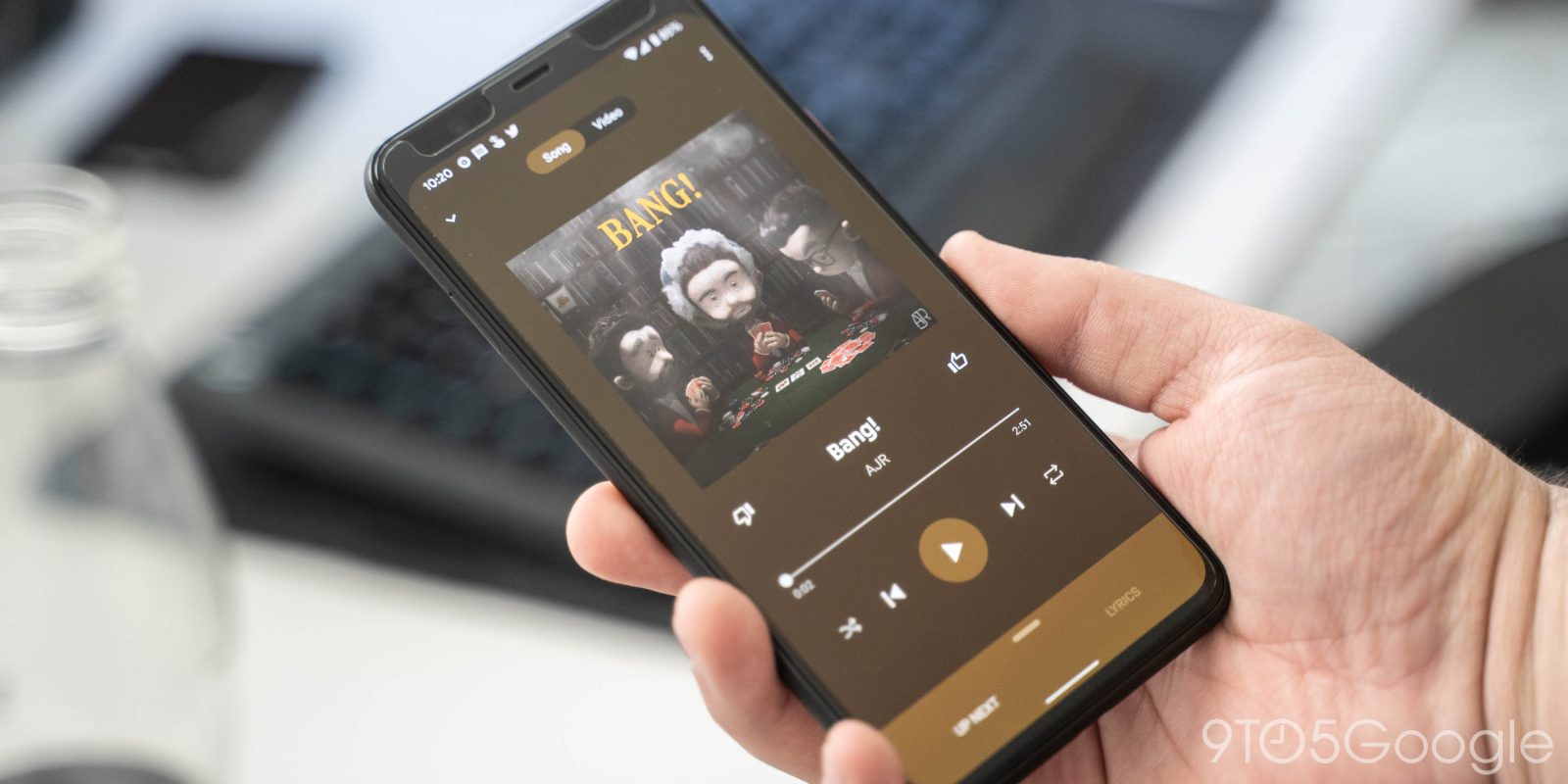 youtube music now playing ui revamp redesign