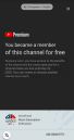 YouTube Premium channel membership