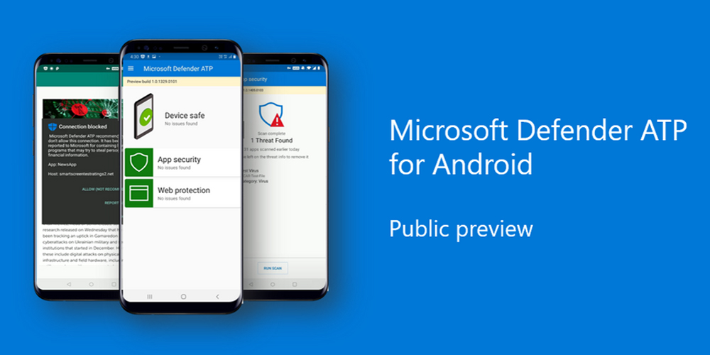 Microsoft Defender Android public preview