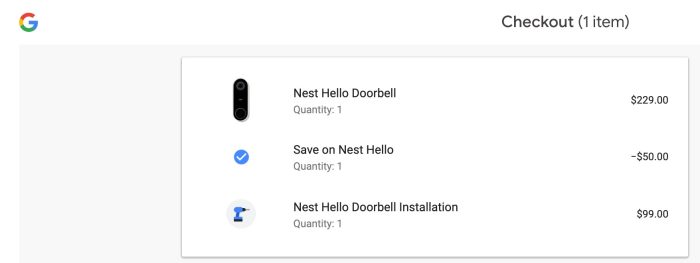 Google Store Nest installations