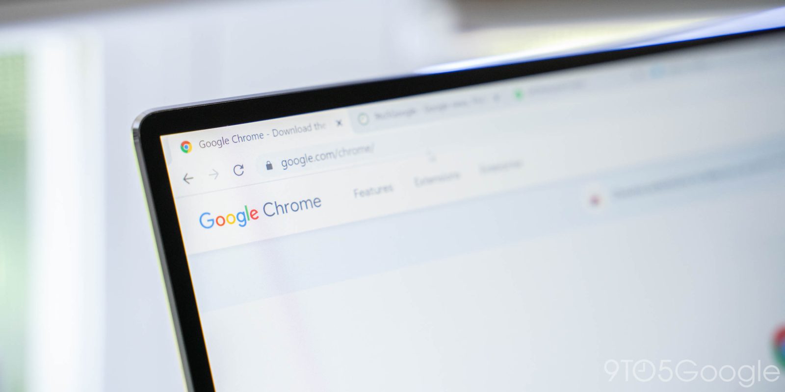Google Chrome tabs and address bar