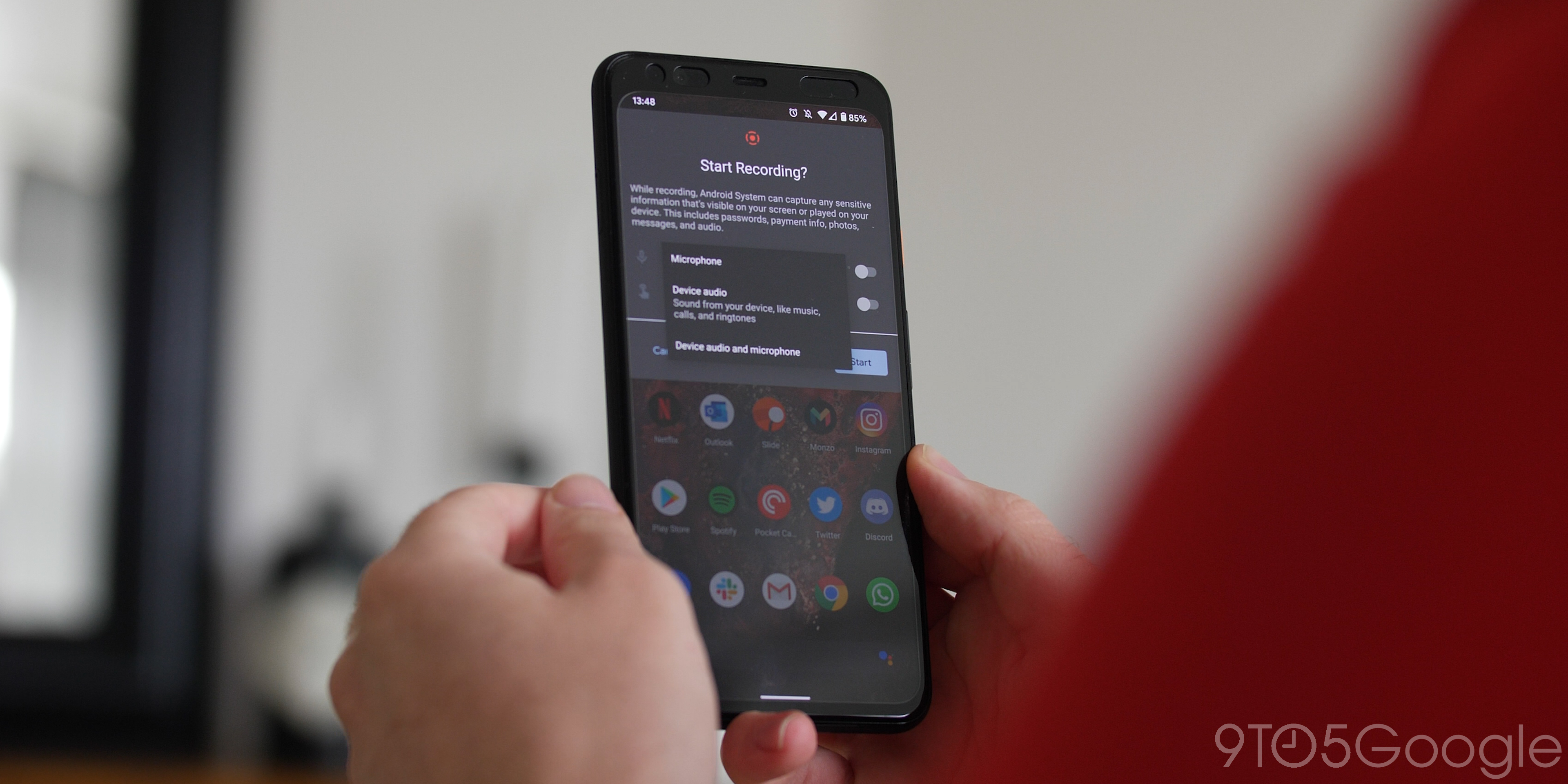 Android 11 Beta 2 - Screen recorder