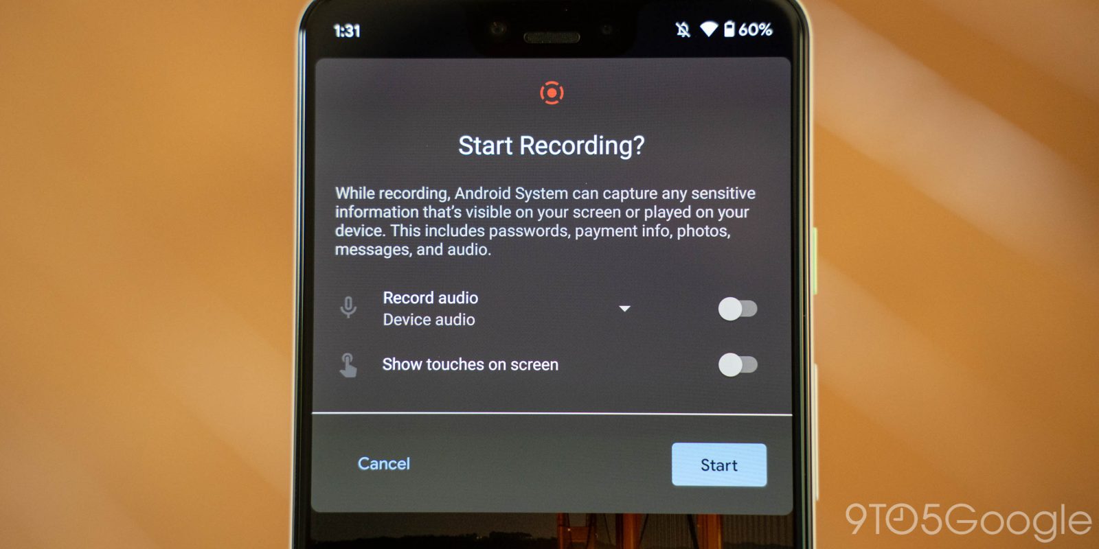 android 11 beta 2 screen recorder internal device audio