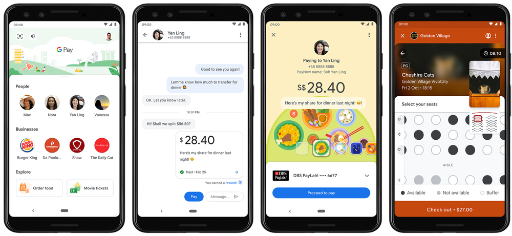 Google Pay Split a Bill feature