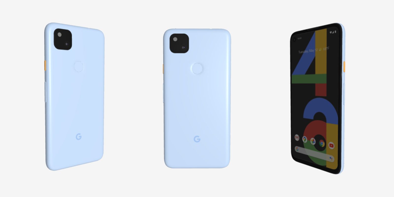 Google Pixel 4a in blue