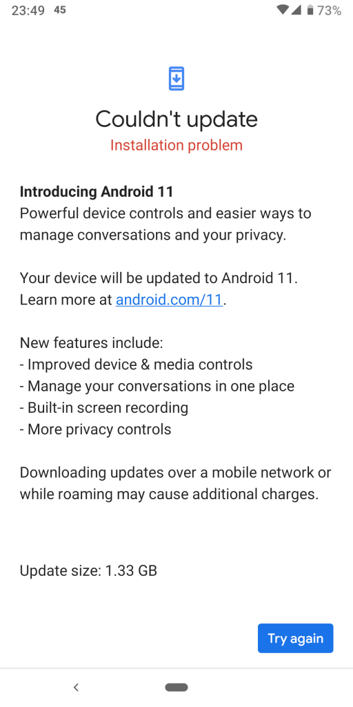 pixel 3a android 11 issues