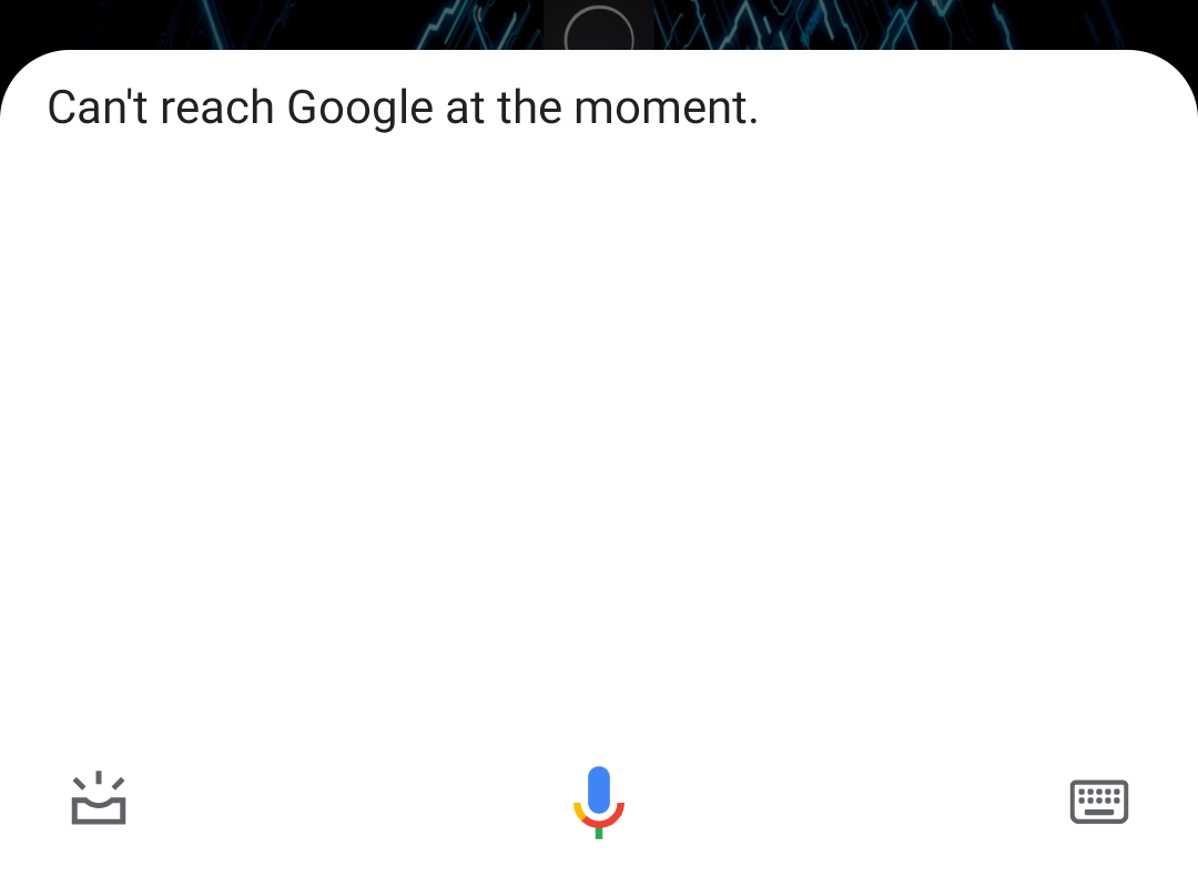 Google Assistant glitch