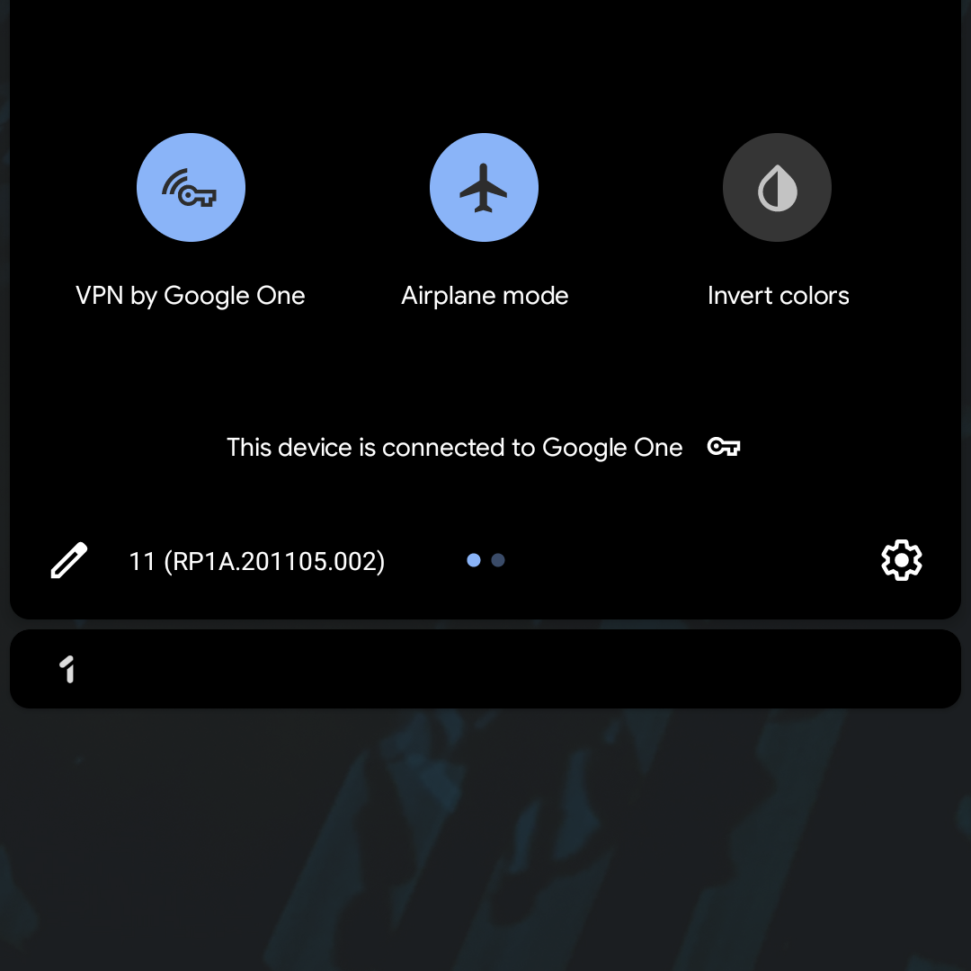 Google One VPN settings
