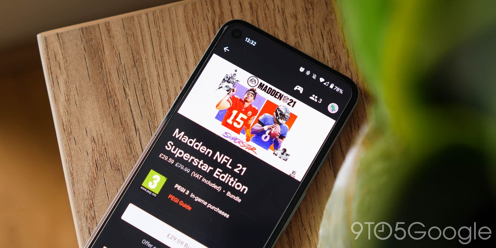 Madden NFL 21 in the Stadia Store