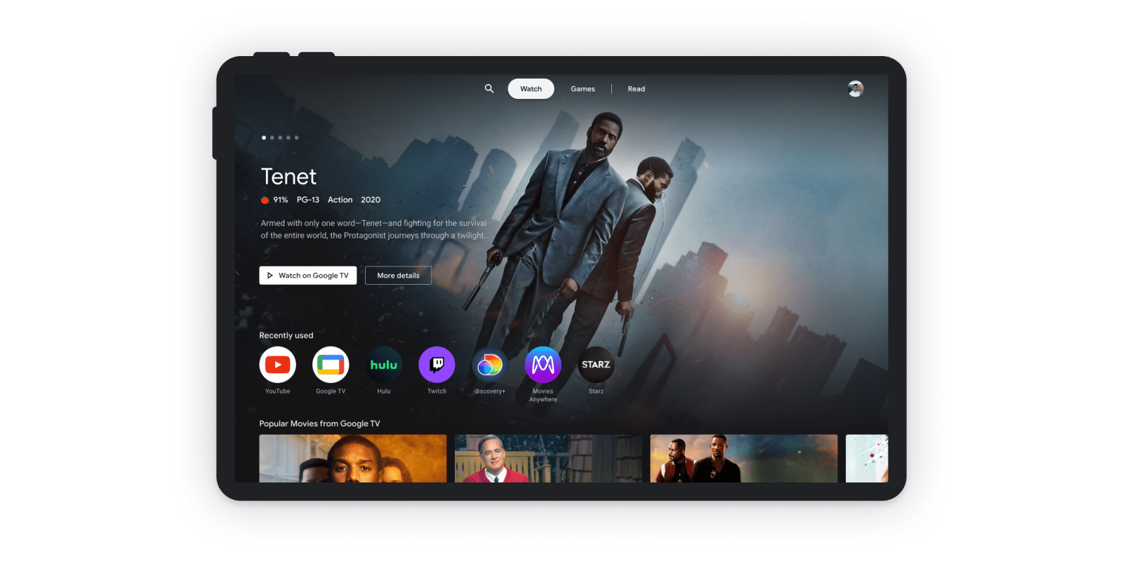 android tablets entertainment space