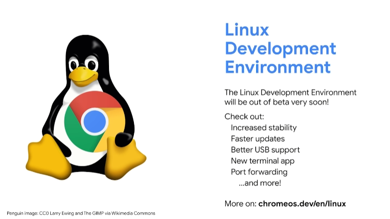 chrome os linux support beta google i/o 2021