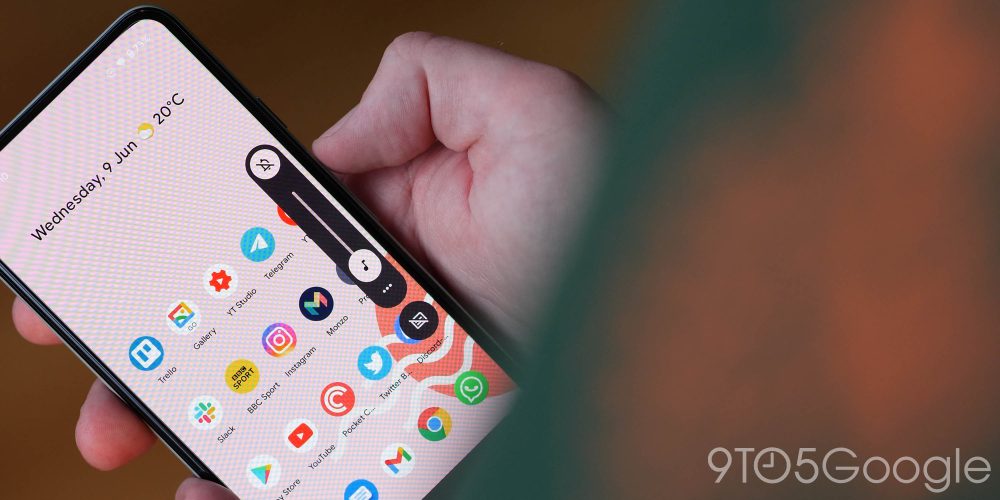 android 12 beta 2 - new volume slider