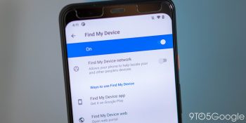 Android Find My Device network