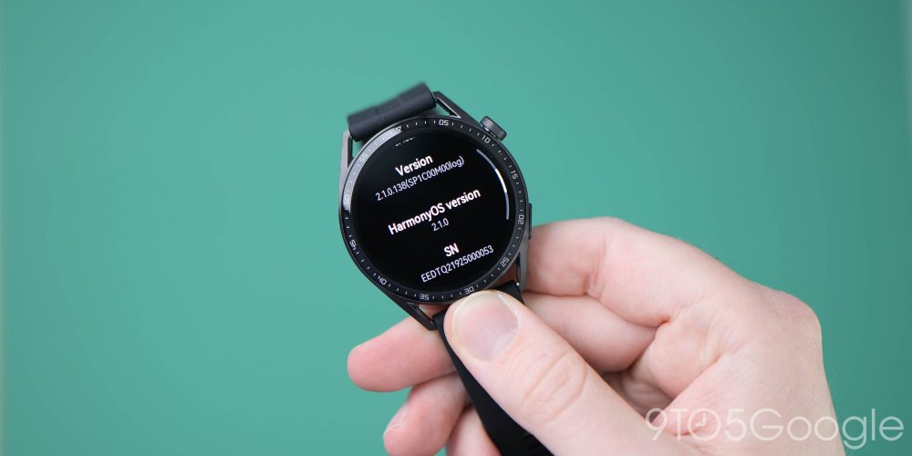 Huawei Watch GT 3 running HarmonyOS 2.1.0