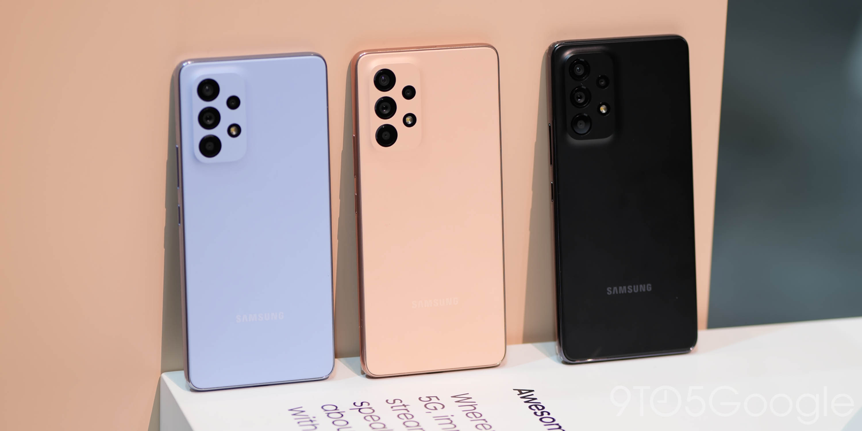 Galaxy A33 and A53 pastel color options