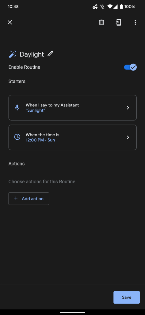 Assistant Routines rename
