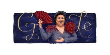 Montserrat Caballé Google Doodle