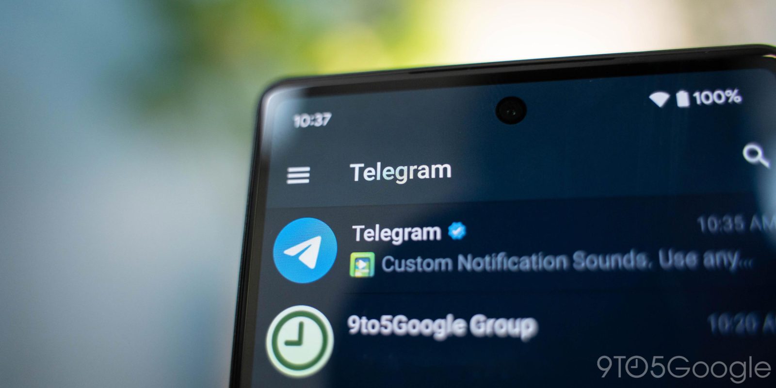telegram shared folders