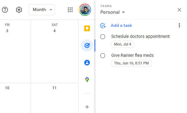 Google Tasks Google Calendar