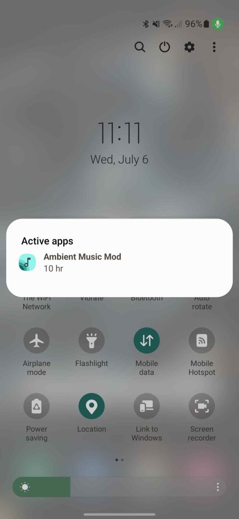 One UI 5 Active App