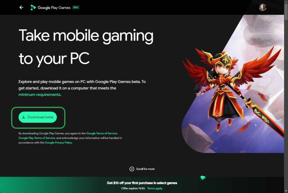install android games pc